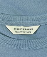 beautiful people（ビューティフルピープル）Tシャツ・カットソー 青 サイズ:36(S位) レディース/2200689639050