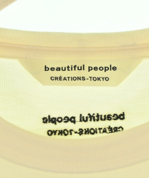 beautiful people（ビューティフルピープル）Tシャツ・カットソー 白 サイズ:160(L位) レディース/2200696289040