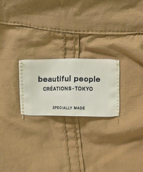 beautiful people（ビューティフルピープル）ステンカラーコート ベージュ サイズ:42(L位) レディース/2200688087012