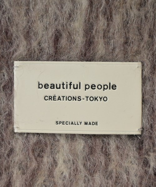 beautiful people（ビューティフルピープル）マフラー ベージュ サイズ:F レディース/2200691657424