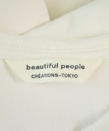 beautiful people（ビューティフルピープル）Tシャツ・カットソー 白 サイズ:160(L位) レディース/2200698979130