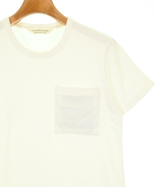 beautiful people（ビューティフルピープル）Tシャツ・カットソー 白 サイズ:160(L位) レディース/2200698979147