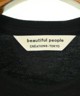 beautiful people（ビューティフルピープル）Tシャツ・カットソー 黒 サイズ:150(M位) レディース/2200698979154