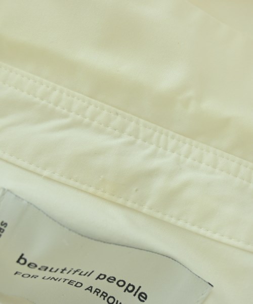 beautiful people（ビューティフルピープル）シャツワンピース 白 サイズ:36(S位) レディース/2200696368035