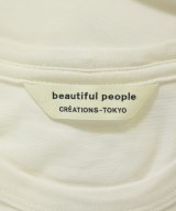 beautiful people（ビューティフルピープル）Tシャツ・カットソー 白 サイズ:160(L位) レディース/2200698601079