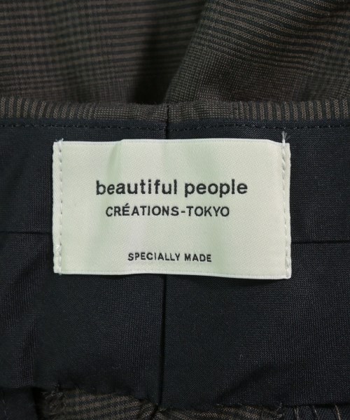 beautiful people（ビューティフルピープル）スラックス 茶 サイズ:36(S位) レディース/2200700914029