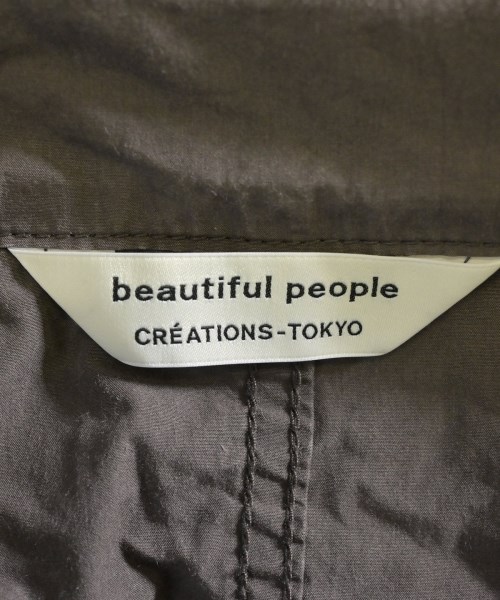 beautiful people（ビューティフルピープル）ステンカラーコート 茶 サイズ:F レディース/2200700914043