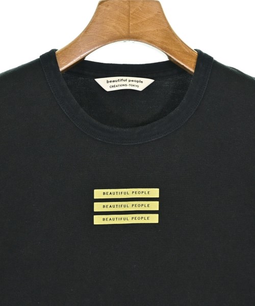 beautiful people（ビューティフルピープル）Tシャツ・カットソー 黒 サイズ:150(M位) レディース/2200700914067