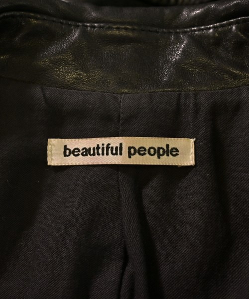 beautiful people（ビューティフルピープル）ライダース 黒 サイズ:140(S位) レディース/2200698689060