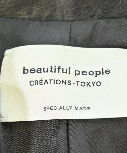 beautiful people（ビューティフルピープル）ライダース 黒 サイズ:150(M位) レディース/2200699998048