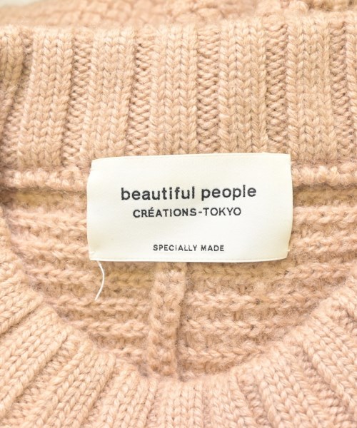 beautiful people（ビューティフルピープル）ニット・セーター ベージュ サイズ:F レディース/2200699998055