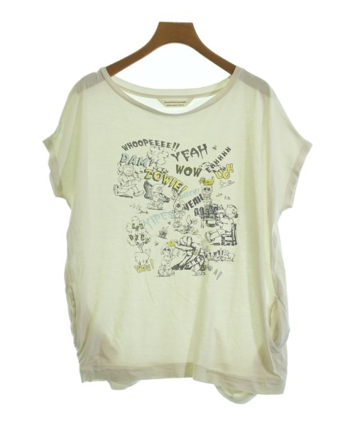beautiful people(ビューティフルピープル)Tシャツ・カットソー 白 サイズ:36(S位)/2200702145025