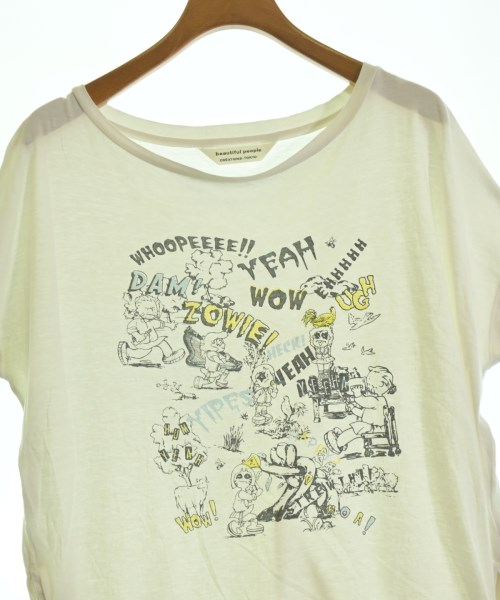 beautiful people（ビューティフルピープル）Tシャツ・カットソー 白 サイズ:36(S位) レディース/2200702145025