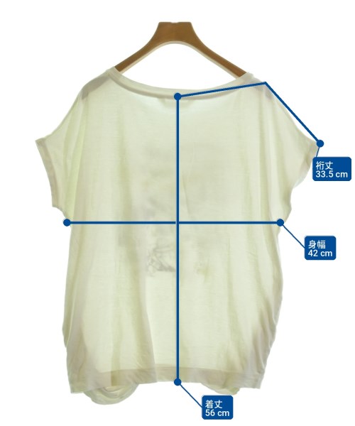 beautiful people（ビューティフルピープル）Tシャツ・カットソー 白 サイズ:36(S位) レディース/2200702145025