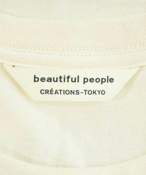 beautiful people（ビューティフルピープル）Tシャツ・カットソー 白 サイズ:170(XL位) レディース/2200655323020