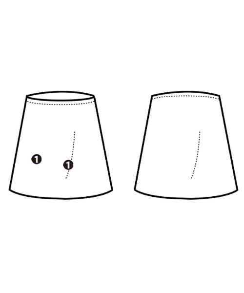 beautiful people（ビューティフルピープル）ひざ丈スカート 白 サイズ:34(XS位) レディース/2200649309061