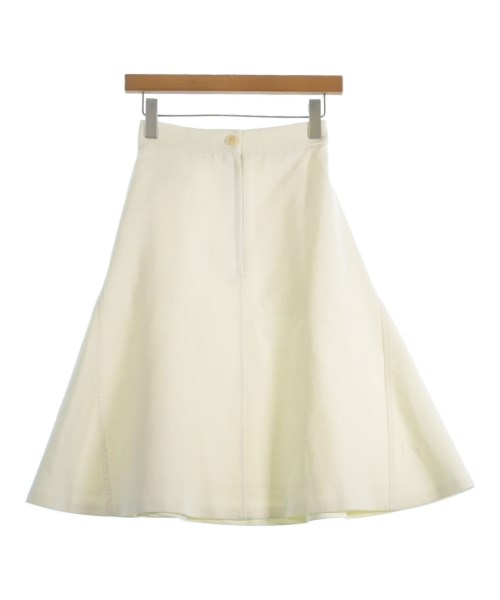 beautiful people（ビューティフルピープル）ひざ丈スカート 白 サイズ:34(XS位) レディース/2200649309061