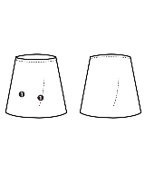 beautiful people（ビューティフルピープル）ひざ丈スカート 白 サイズ:34(XS位) レディース/2200649309061