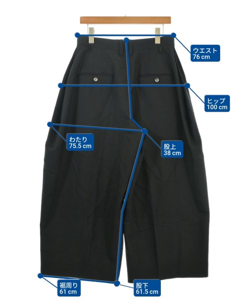 beautiful people（ビューティフルピープル）スラックス 黒 サイズ:-(XL位) レディース/2200656533046