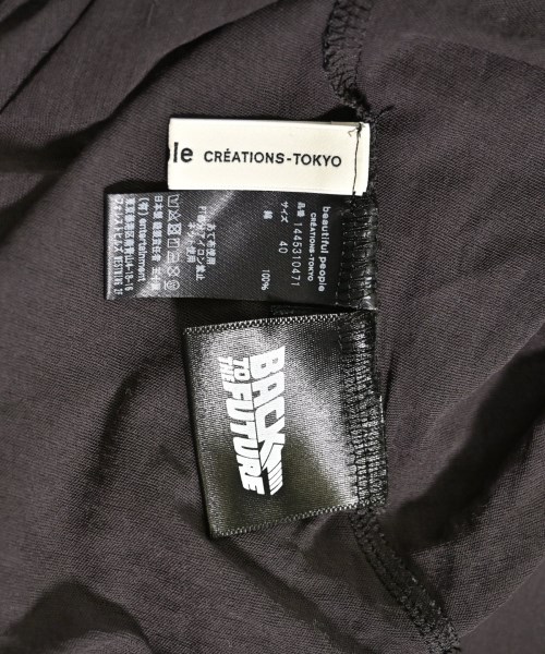 beautiful people（ビューティフルピープル）Tシャツ・カットソー 黒 サイズ:40(M位) レディース/2200656794034