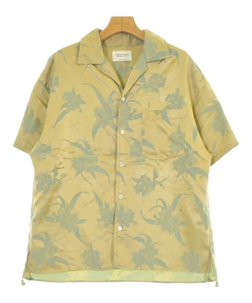 beautiful people(ビューティフルピープル)カジュアルシャツ ゴールド サイズ:38(M位)/2200656794041