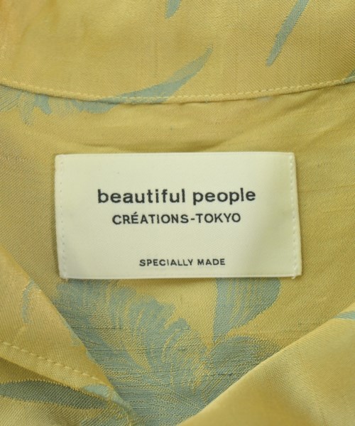 beautiful people（ビューティフルピープル）カジュアルシャツ ゴールド サイズ:38(M位) レディース/2200656794041