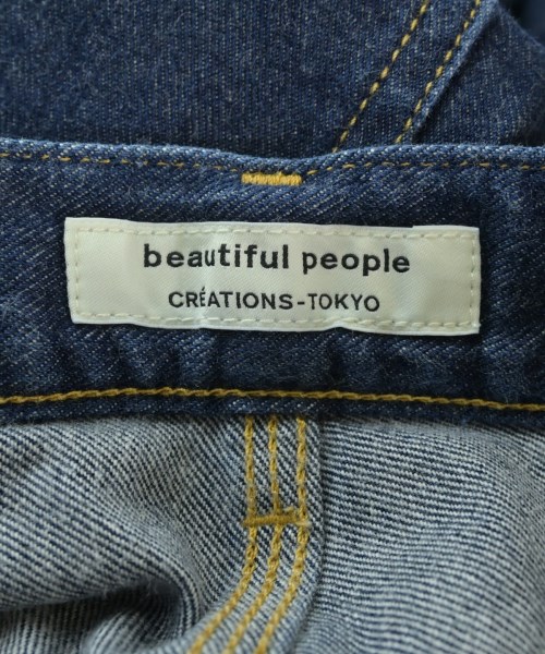 beautiful people（ビューティフルピープル）デニムパンツ 青 サイズ:34(XS位) レディース/2200649665099