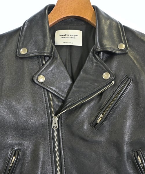 beautiful people（ビューティフルピープル）ライダース 黒 サイズ:140(S位) レディース/2200657483029