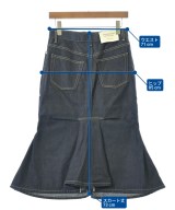 beautiful people（ビューティフルピープル）ロング・マキシ丈スカート 紺 サイズ:38(M位) レディース/2200655453116