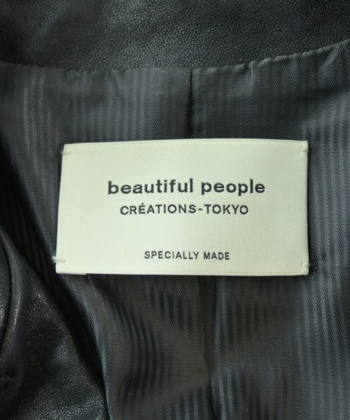 beautiful people（ビューティフルピープル）ライダース 黒 サイズ:130(XS位) レディース/2200655913016