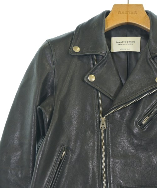 beautiful people（ビューティフルピープル）ライダース 黒 サイズ:130(XS位) レディース/2200655913016