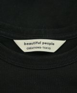 beautiful people（ビューティフルピープル）Tシャツ・カットソー 黒 サイズ:38(M位) レディース/2200659744043