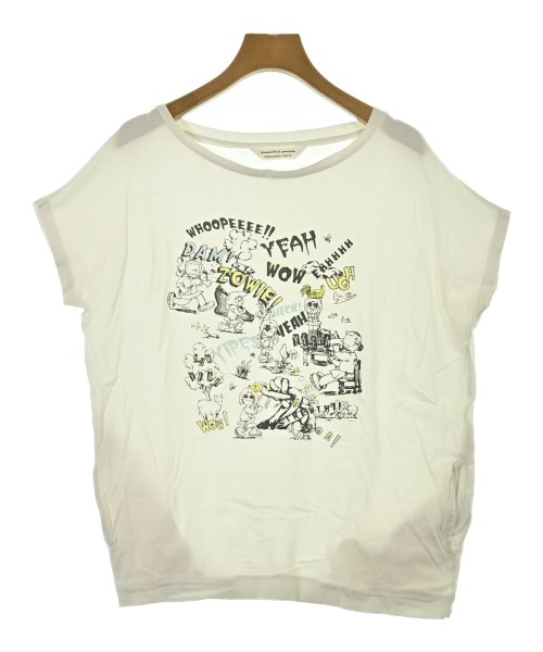 beautiful people(ビューティフルピープル)Tシャツ・カットソー 白 サイズ:36(S位)/2200658095115