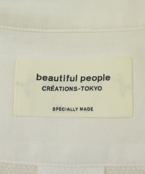 beautiful people（ビューティフルピープル）カジュアルシャツ 白 サイズ:150(M位) レディース/2200710553041