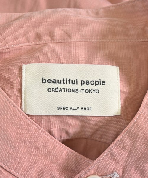 beautiful people（ビューティフルピープル）カジュアルシャツ ピンク サイズ:40(M位) レディース/2200711262027