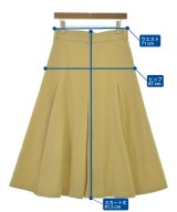 beautiful people（ビューティフルピープル）ロング・マキシ丈スカート 黄 サイズ:-(L位) レディース/2200711252677