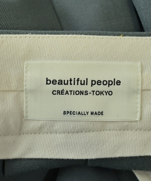 beautiful people（ビューティフルピープル）ひざ丈スカート 青 サイズ:36(S位) レディース/2200712175012