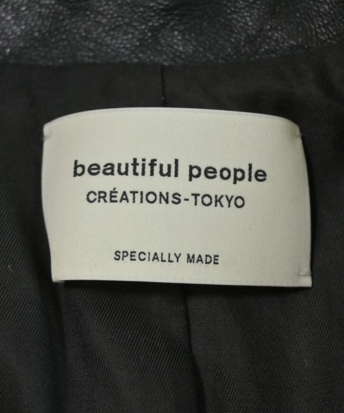 beautiful people（ビューティフルピープル）ライダース 黒 サイズ:150(M位) レディース/2200712814119