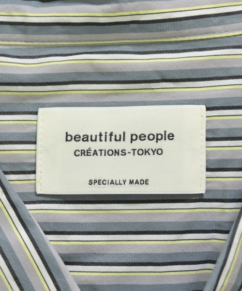 beautiful people（ビューティフルピープル）カジュアルシャツ グレー サイズ:38(M位) レディース/2200711947047