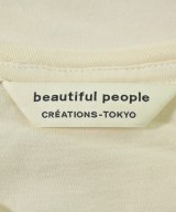 beautiful people（ビューティフルピープル）Tシャツ・カットソー 白 サイズ:150(M位) レディース/2200708150054
