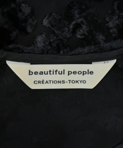 beautiful people（ビューティフルピープル）ブラウス 黒 サイズ:36(S位) レディース/2200717345069