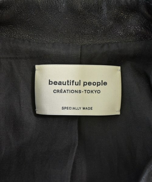 beautiful people（ビューティフルピープル）ライダース 黒 サイズ:150(M位) レディース/2200717386024