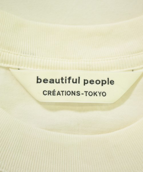 beautiful people（ビューティフルピープル）Tシャツ・カットソー 白 サイズ:34(XS位) レディース/2200719556050