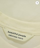 beautiful people（ビューティフルピープル）Tシャツ・カットソー 白 サイズ:34(XS位) レディース/2200719556050