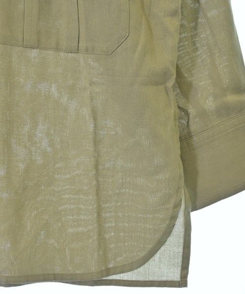 beautiful people（ビューティフルピープル）カジュアルシャツ カーキ サイズ:34(XS位) レディース/2200636605022