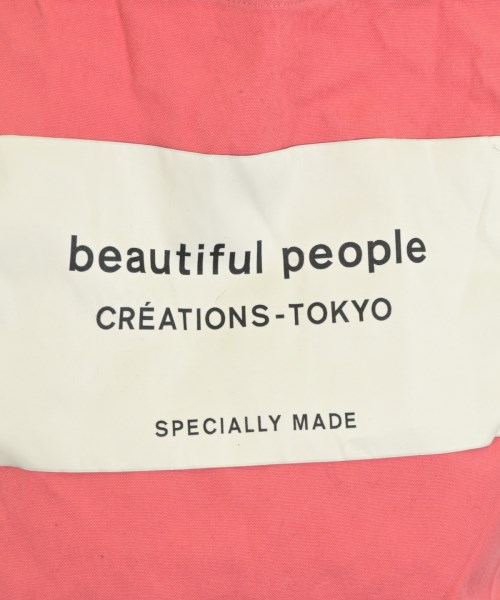 beautiful people（ビューティフルピープル）トートバッグ ピンク サイズ:F レディース/2200646136882