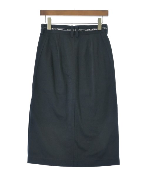 beautiful people（ビューティフルピープル）ひざ丈スカート 紺 サイズ:36(S位) レディース/2200646726038