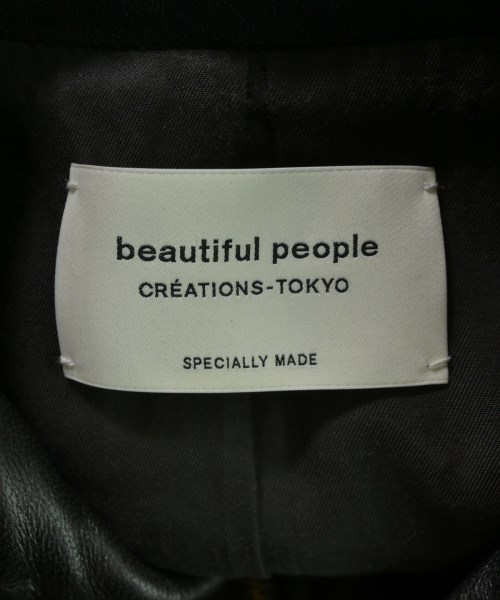 beautiful people（ビューティフルピープル）ライダース 黒 サイズ:140(S位) レディース/2200648883012
