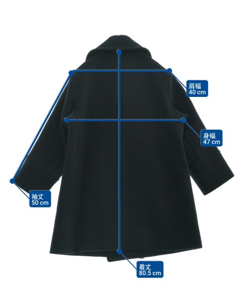 beautiful people（ビューティフルピープル）ピーコート 紺 サイズ:130(XS位) レディース/2200641602016