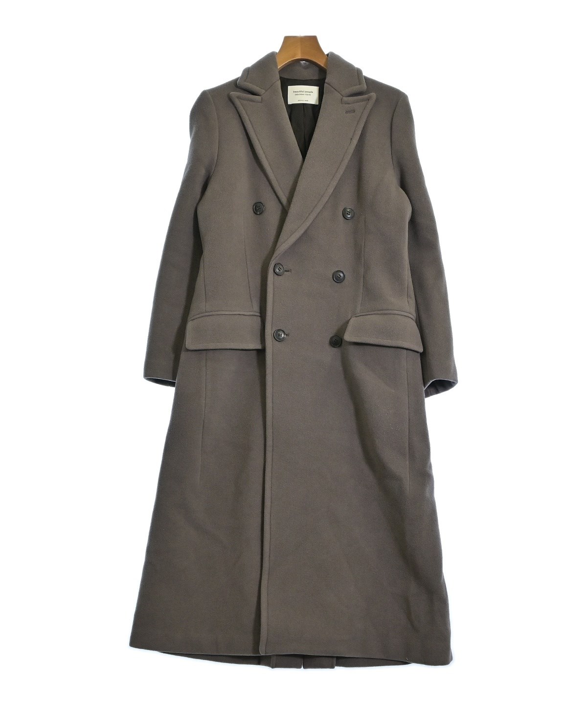 beautiful people（ビューティフルピープル）チェスターコート 茶